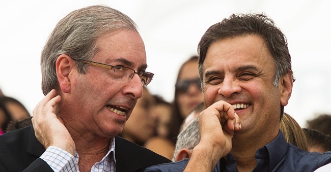 Eduardo Cunha, na Câmara, e Aécio Neves, no Senado, trabalharam incansavelmente para inviabilizar os projetos e a governabilidade da gestão Dilma Roussef no Congresso Nacional. 