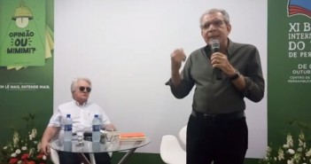 Homenageado deixa bienal durante discurso do ministro da Cultura Fernando Monteiro Biaenal