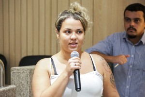 Jessika Alves, acompanhou Remís à delegacia quando ela foi prestar queixa contra o namorado