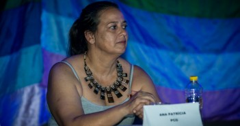 Ana Patrícia Alves (PCO) desiste de candidatura ao governo de Pernambuco Ana Patrícia Alves durante o debate da Metrópole. Foto: Inês Campelo/MZ Conteúdo