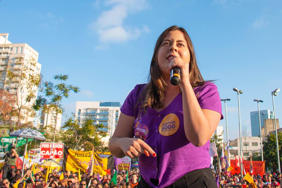 Sâmia Bomfim (PSOL/SP) será uma das cinco deputadas federais de seu partido na próxima legislatura. Foto: Divulgação
