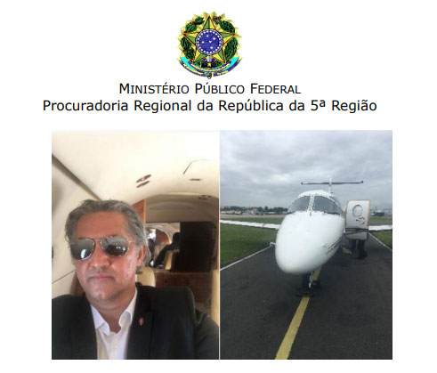 Daniel lucas em viagem para pegar dinheiro de propina. Imagem: MPF