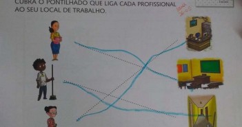 Livro resultado de denúncia contra racismo no MPPE será lançado na próxima sexta Exercício do livro didático “Natureza e Sociedade” (edição 2017) da editora Construir.
