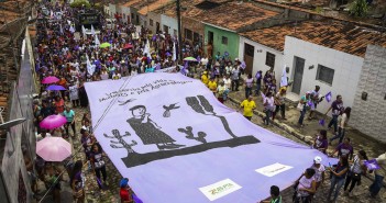 Agricultoras marcham contra o racismo e em homenagem a Marielle Crédito: Inês Campelo/MZ Conteúdo