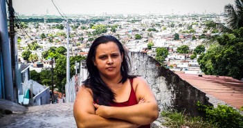 Cem dias depois da posse, eleitores de Bolsonaro no Ibura cobram combate à violência Andréa, moradora do Ibura. Foto: Inês Campelo/MZ Conteúdo