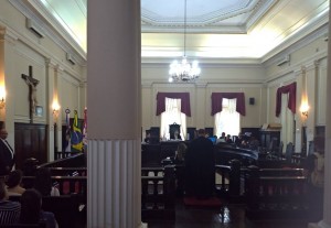 Sessão do julgamento do habeas corpus. Foto: MCS/MZ