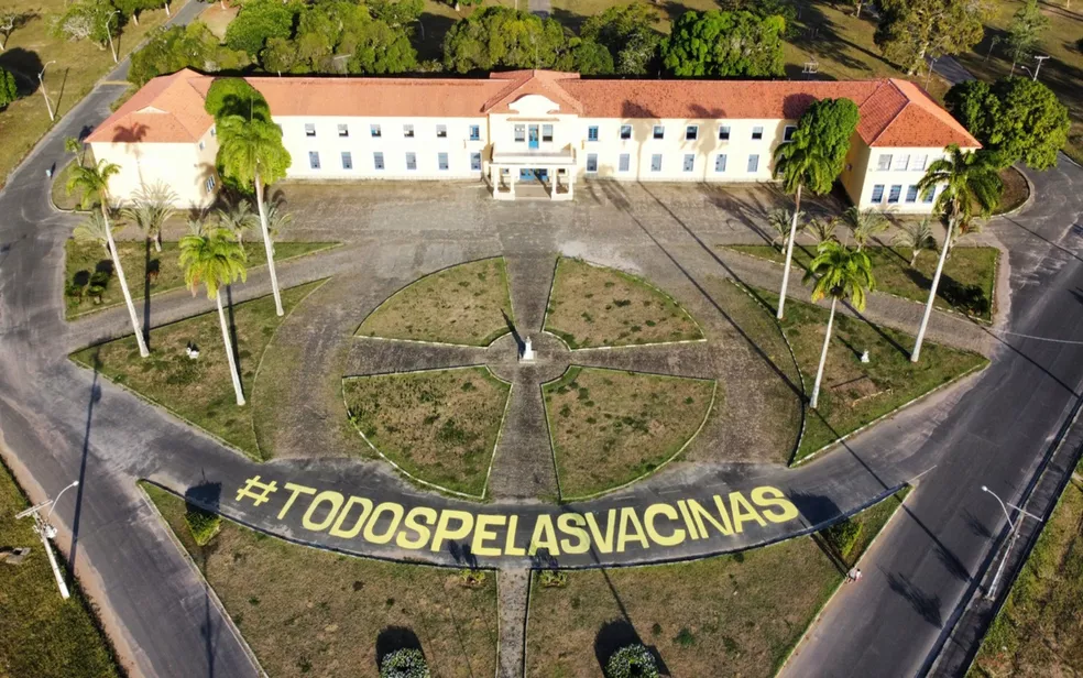 Foto aérea da UFRB. Foto: Divulgação/UFRB