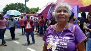 Maria da Paz, aposentada e integrante do grupo de mulheres do CRAS de Lagoa da Roça (PB). Crédito: Helena Dias/MZ Conteúdo