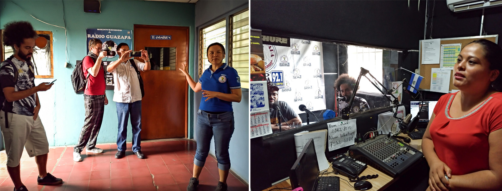 Rádio Guazapa conta com moradores como apresentadores. Foto: Débora Britto/MZ Conteúdo