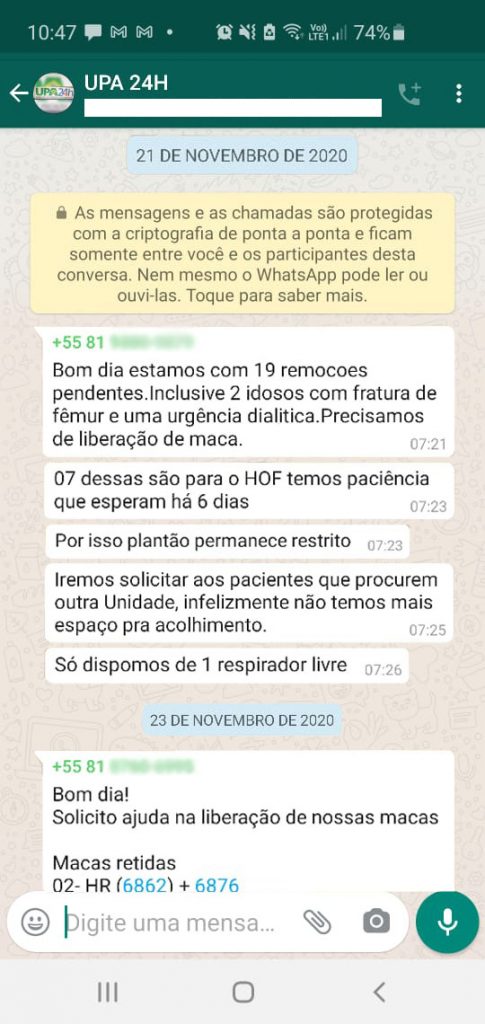 Falta de macas colapsa hospitais e UPAs - Marco Zero Conteúdo