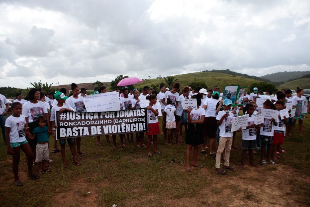 Protesto em Barreiros contra assassinato de Jonatas